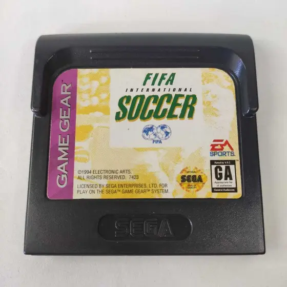 Fifa Internacional Soccer Game Gear com manual Jogo Futebol FIFA Internacional Soccer Sega Game Gear com manual