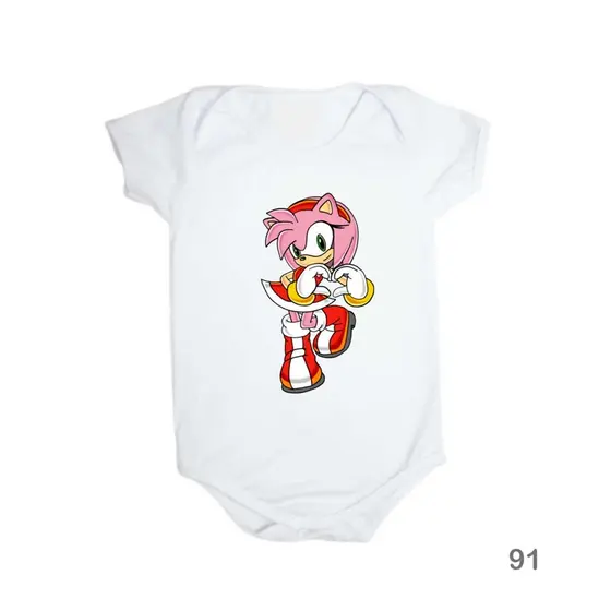 Body Bori de Bebê Amy Rose Sonic