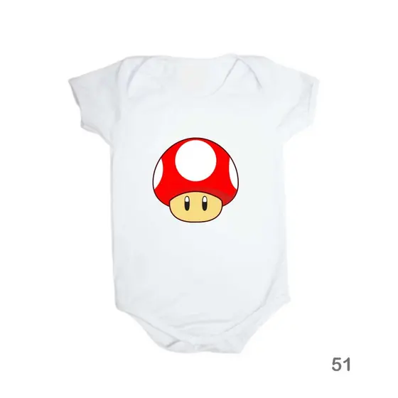 Body Bori de Bebê Toad Toody Super Mário