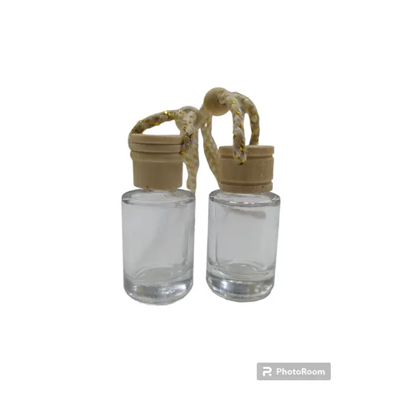 KIT 50 UNIDADES VIDRINHO PARA AROMATIZADOR DE CARRO TAMPA MADEIRA (ACOMPANHA ESSENCIA, FRAGANCIA VARIADA  )