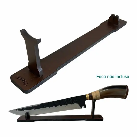Expositor de Facas 8 e 10 polegadas Pedestal em MDF