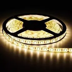 Fita Led branco quente 5 Metros 5050 C/silicone fita de led 12V
