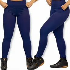 Calça Leg Azul Legging Premium Suplex Premium Sutela