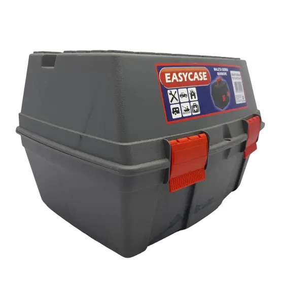 KIT 5 SERRA MARMORE EASYCASE CINZA COM TRAVAS VERMELHAS