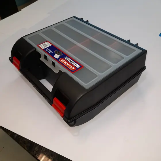 KIT 5 MALETA FURADEIRA EASYCASE COM TAMPA INCOLOR