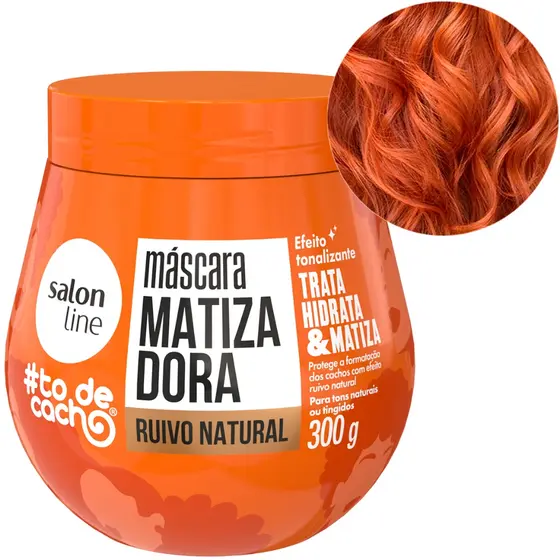 Máscara Matizadora Ruivo Natural Salon Line 300g