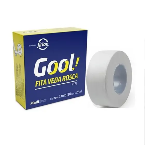30 Un Fita Teflon Veda Rosca 18 mm x 25m  Gool Profissional