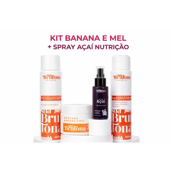 Kit Capilar 4 itens Oléo Reparador de pontas Shampoo + Condicionador + Máscara e óleo para cabelos