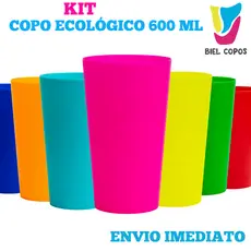 Kit 10-20-30 Copo Ecológico 600 mL- Copo Carnaval