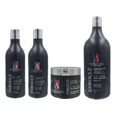 Kit para cachos tradicional 4 produtos Alphahall