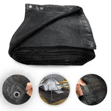 Piso Barraca 6x3 M Camping Preto Ecológico Permeável