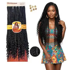Cabelo Gypsy Curl Trançado Pronto Para Colocação Crochet Braid 320gr 60cm African Beauty