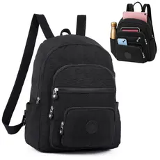 Mochila Casual Média Escolar Viagem Passeio Feminina  Nylon Tactel Forrada Impermeável  Resistente