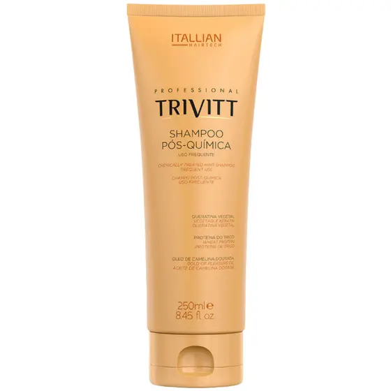 Shampoo Pós-química Itallian Trivitt Uso Frequente 250 Ml