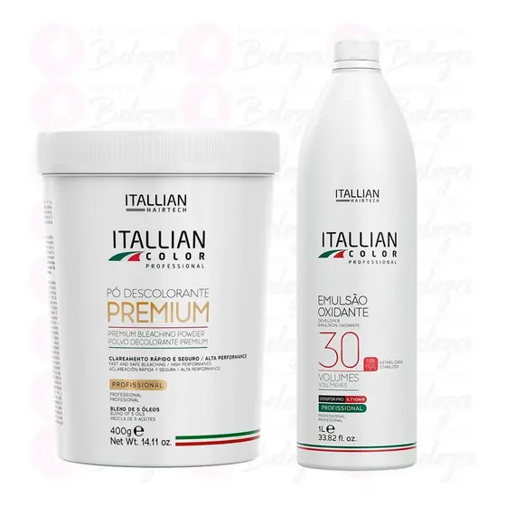 Pó Descolorante Premium 400g Ox 30v Itallian Color