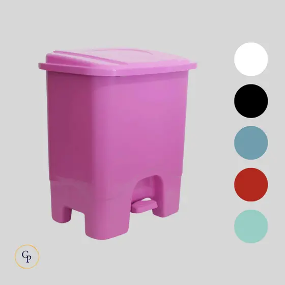Lixeira com Pedal 13 Litros Colorida Para Cozinha Banheiro Escritório Área de Serviço