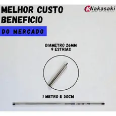 Cabo Inteiriço para Roçadeira Cabo Haste Extensora Para Roçadeira Compatível com Nakasaki 63cc/65cc Terra Vulcan 43cc