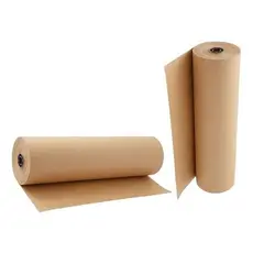 Kit 2 Papel Semi Kraft Pardo Rolo Bobina 90cm X 50mts- Caixa