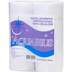 Papel Higiênico Macio Luxo Aquarius 8 Rolão 100% Celulose
