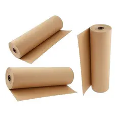 Papel Semi Kraft Bobina 45cm X 50 M Pardo Embalagem
