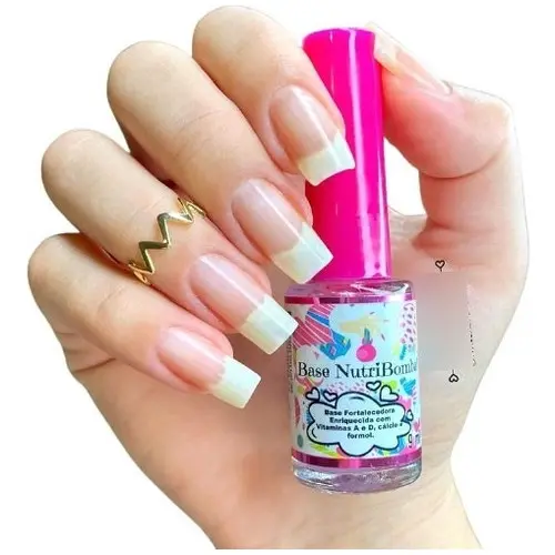 3 Esmalte Base Nutri Bomba Fortalecedora De Unhas