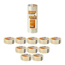Fita Adesiva 45mm X 100metros - Kit C/10 Rolos Transparente Lisa