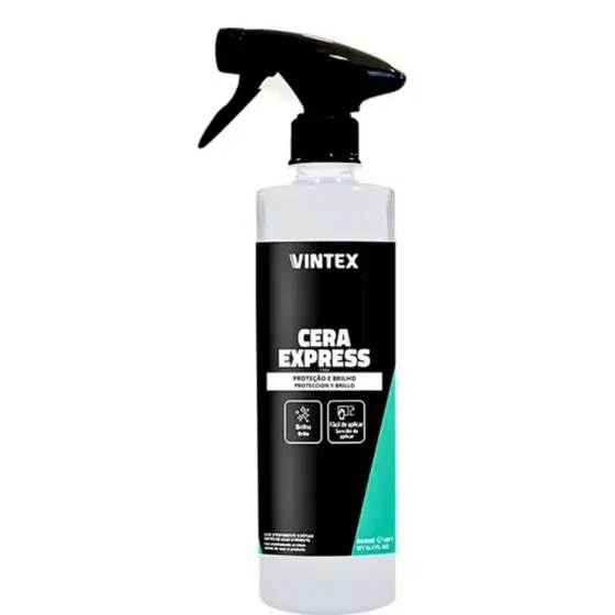 Cera Express Vonixx 500ml Cera Brilho Rápido Automotiva