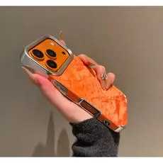 Capa Protetora De Couro De Luxo Adequada Para iPhone 11 12 13 14 15 Plus 16 17 Pro Max