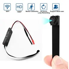 mini Câmera WiFi 4K HD , Suporta Visualização Remota , Detecção De Movimento , Sem Fio Estilo Babá Doméstica Pequena DIY