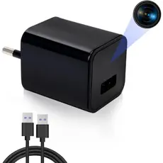Carregador Multifuncional Câmera Wi-Fi 1080P Detecção De Movimento Fácil Configuração , Interna Para Uso Doméstico E Bab
