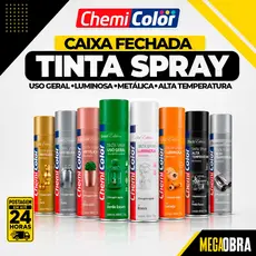 Tinta Spray Chemicolor 400ML Cores Diversas Alto Rendimento Multiuso