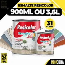Tinta Esmalte Sintético 900ML 3,6L Cores Diversas Resicolor