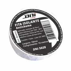 Fita Isolante em PVC Branca 10m - DNI 5028