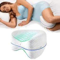 Travesseiro Para Pernas Ortopédico Almofada Cama corretor coluna cervical postura alivio