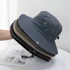 Chapéu de Sol Masculino e Feminino Proteção UV, Respirável, Dobrável, Ideal para Pesca e Trilhas