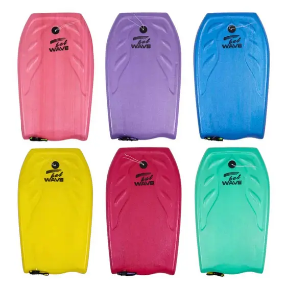 Prancha Bodyboard Semi-Pro Grande Com Leash Infantil  - Cores Sortidas