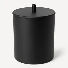 Lixeira Cesto De Lixo Multiuso Grande 5 Litros Com Tampa Cromada Black Cinza Dourada Arthi