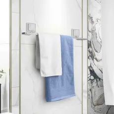 Porta Toalha de Banho Grande Parede Sem Furo Banheiro Premium 3M Arthi Fixo