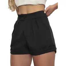 Short Alfaiataria Dois Botões com Bolso e Barra Italiana