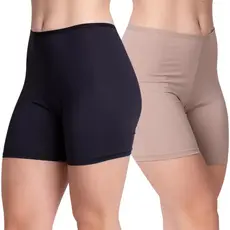 Kit 2 Segunda Pele Short Anagua Bermuda Vestido Saia Slim nao Marca Tubinho