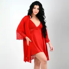 Kit Luxo Camisola Amamentação Saída Maternidade Com Robe De Renda Feminino Para Dormir Pós Parto