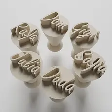 Carimbo para brigadeiro/docinho - Nome