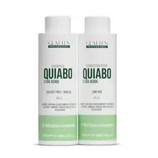Kit Condicionador e Shampoo Quiabo e Chá Verde - 900ml