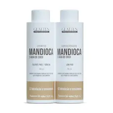 Kit Condicionador e Shampoo Mandioca e Água de Coco - 900ml