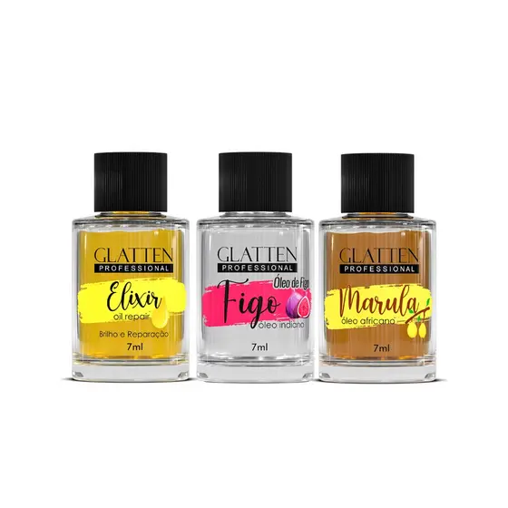 ÓLEOS CAPILARES, FIGO, MARULA BRILHO REPARAÇÃO, ÓLEO INDIANO ELIXIR