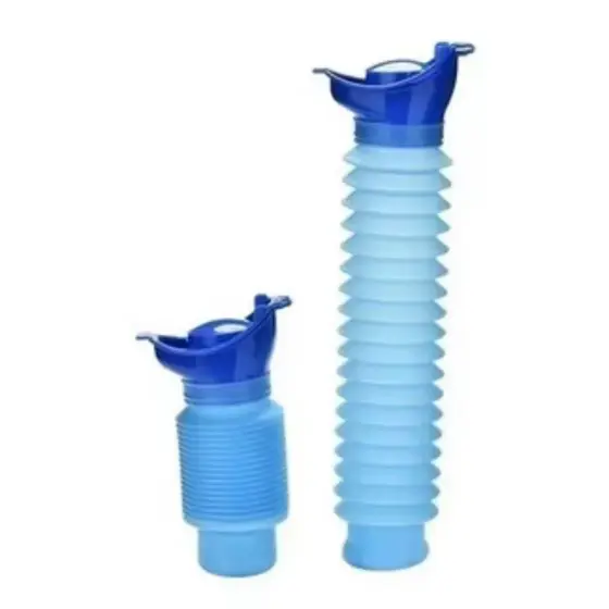 Urinol Portátil 750ml Unissex Dobrável Mictório Garrafa Para Homens/Mulheres/Crianças em Viagens Camping e Emergências