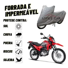 Capa Cobrir Moto Honda BROS 160 Impermeável Protege Sol Chuva Poeira