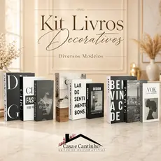 Kit Livro Decorativo 3 Peças Caixa Organizadora Livro Fake Porta Objetos Joias Porta Treco