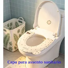 Assento sanitário macio com alça, design universal,adequado para todos os tipos de vasos sanitários