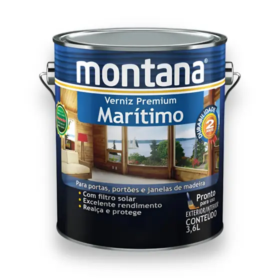 Verniz Marítimo Premium 3,6 Litros Montana